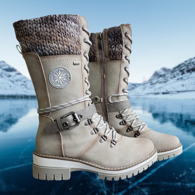 Bottes Hiver Cuir Femmes Élégantes et Confortables - BerlinGlamour