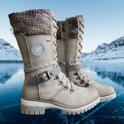 Bottes Hiver Cuir Femmes Élégantes et Confortables - BerlinGlamour