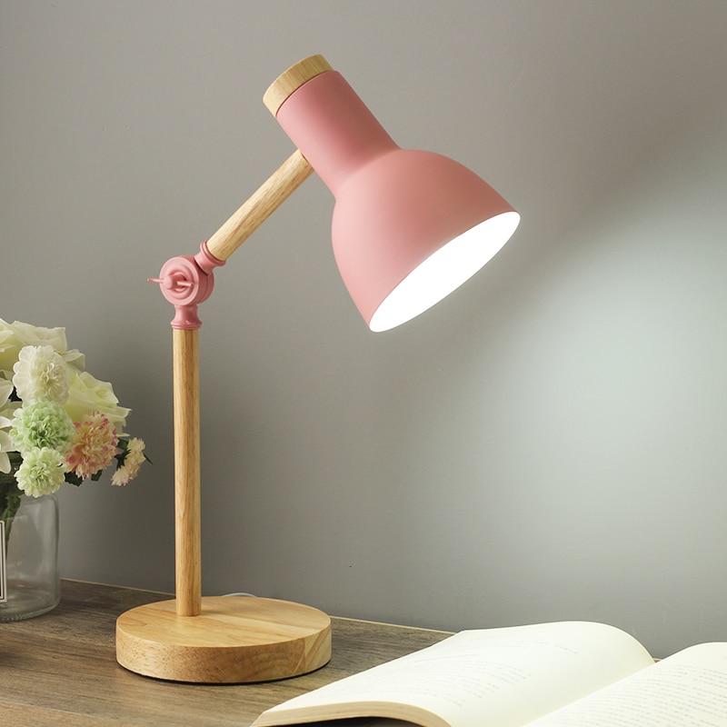 Lampe de Table Design Scandinave en Bois