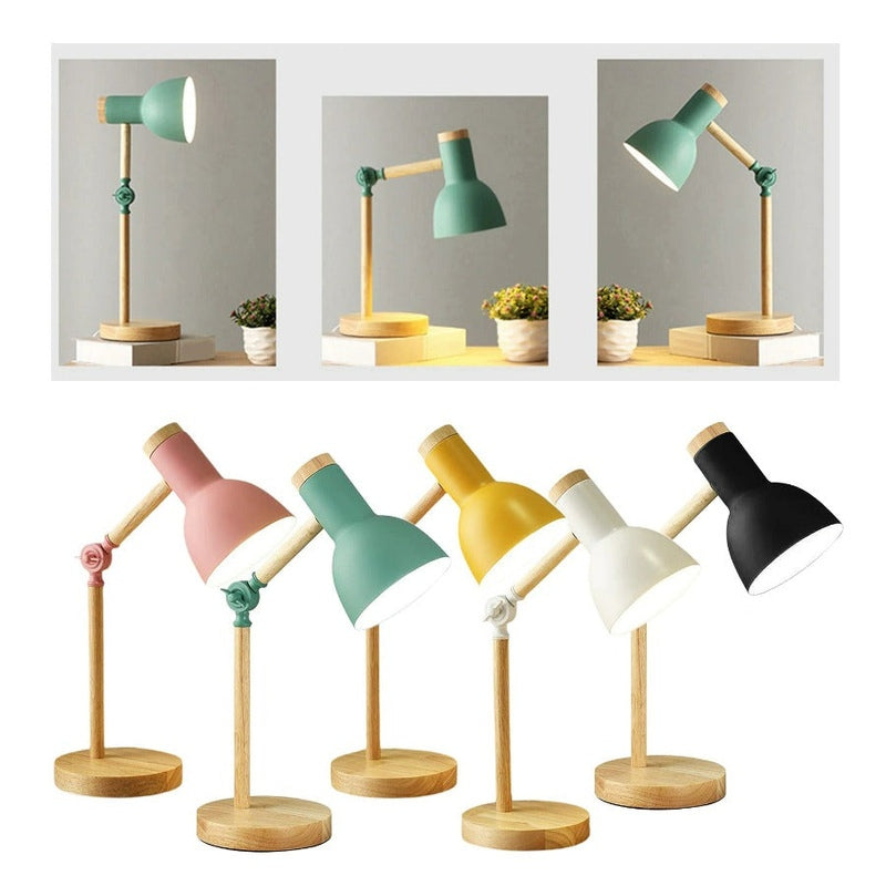 Lampe de Table Design Scandinave en Bois