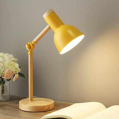 Lampe de Table Design Scandinave en Bois