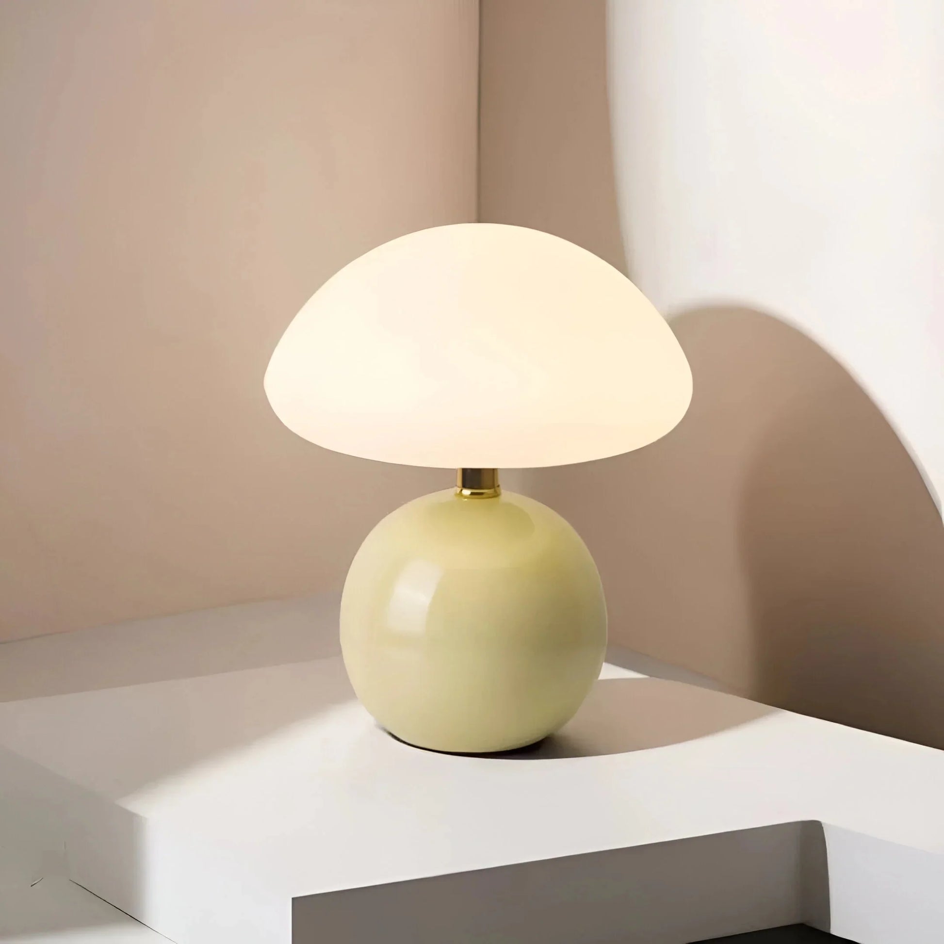 CrèmeLuxe™ – Applique Murale en Forme de Champignon Éclairage Doux