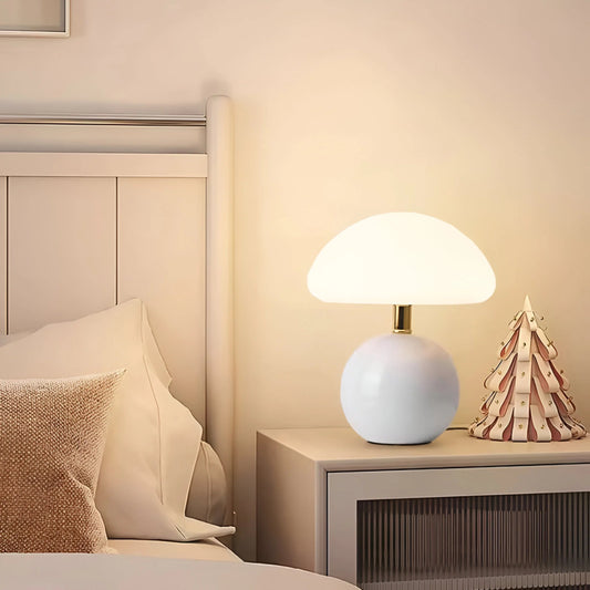 CrèmeLuxe™ – Applique Murale en Forme de Champignon Éclairage Doux