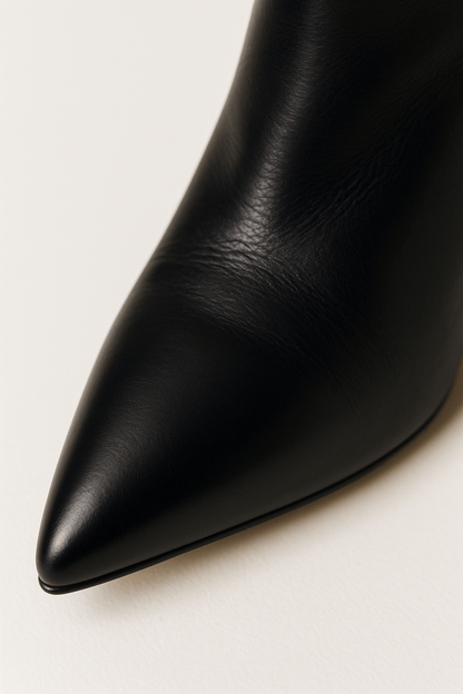 Bottines Femme Talon Carré Cuir Croco