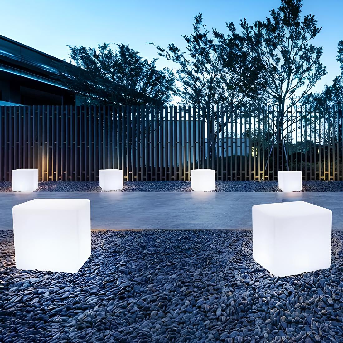 Lampe décorative LED Cube Sans Fil Intérieur Extérieur - PanierRoyale