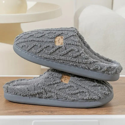 Pantoufles Peluche Chaudes et Confortables