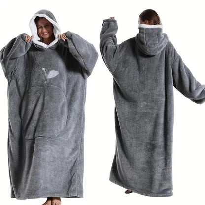 CuddleWrap™ – Sweat Plaid en Polaire Ultra-Doux