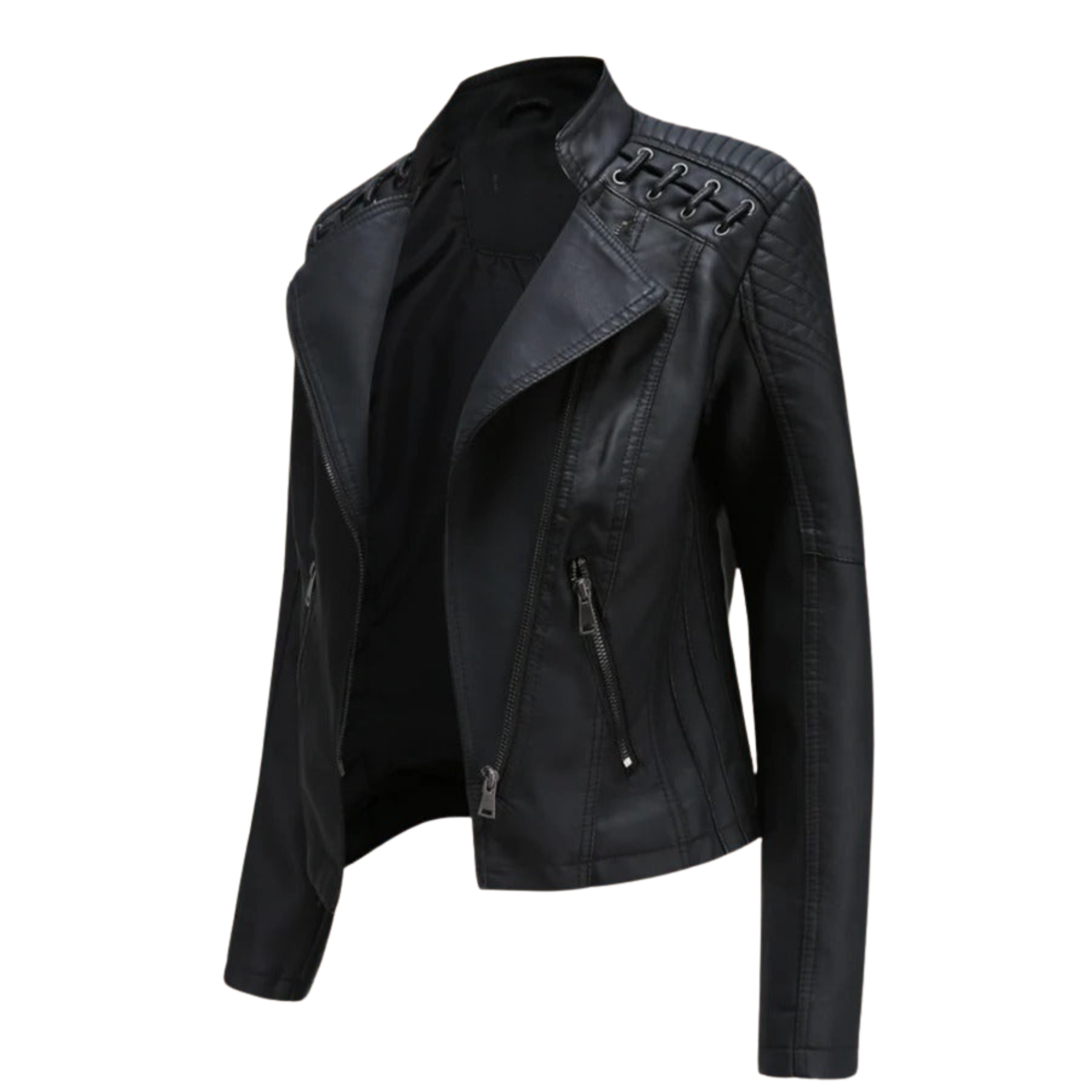 Veste en cuir femme élégante et tendance - BerlinGlamour