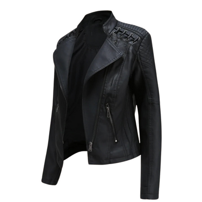 Veste en cuir femme élégante et tendance - BerlinGlamour