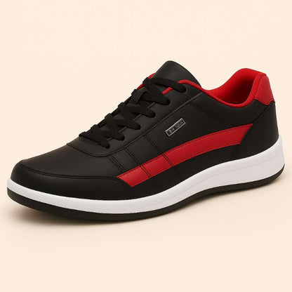Chaussures Orthopédiques Homme en Cuir Noir Imperméable