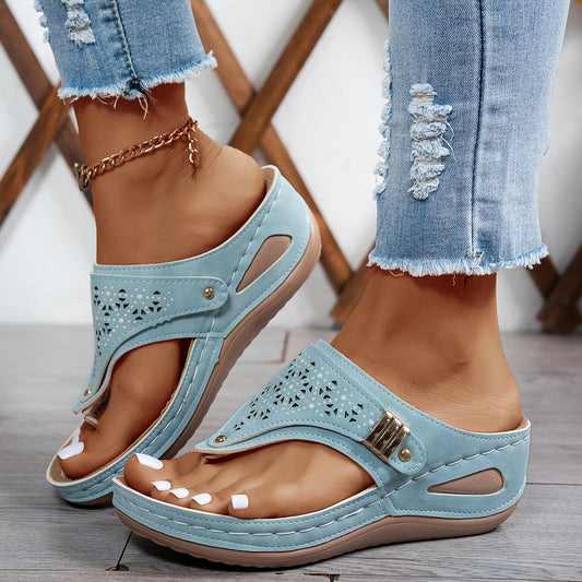 Tongs Femmes Confort Orthopédique Cuir Authentic - PanierRoyale