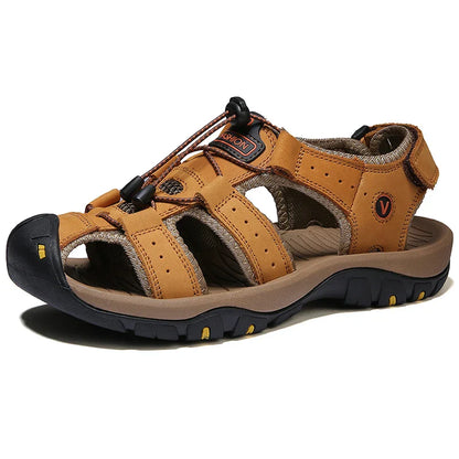 Sandales Homme Cuir Comfort pour Été