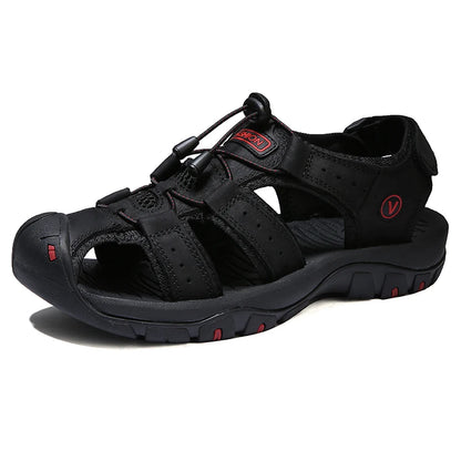 CuirÉté™ – Sandales Homme en Cuir Élégantes et Confortables pour Été