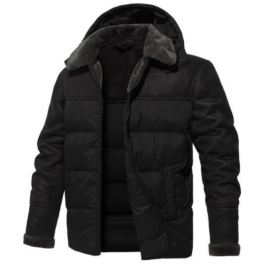 Parka Homme Hiver chaud avec Capuche Amovible - PanierRoyale