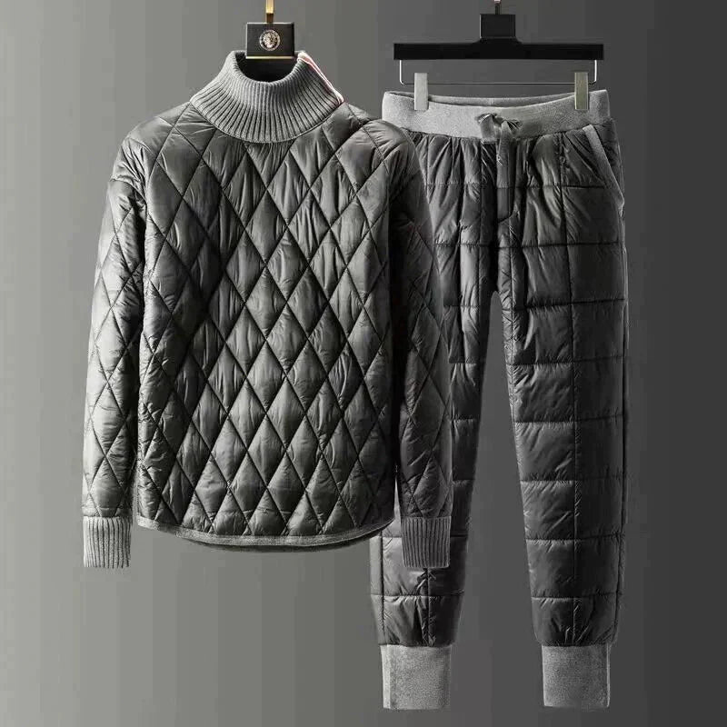Costume Hiver Homme 2 Pièces Chic et Élégant - PanierRoyale