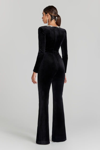 Combinaison Jumpsuit Échancrure Dos