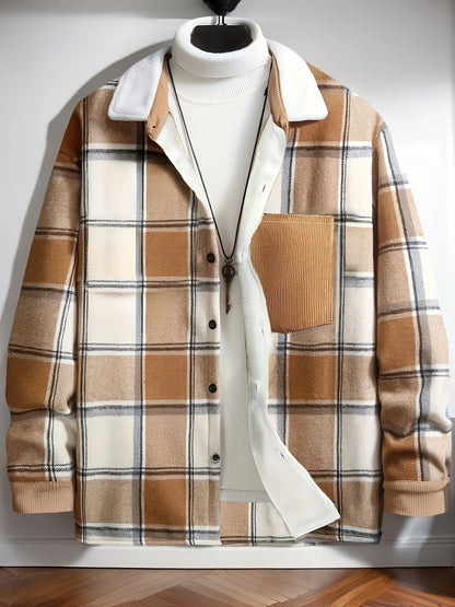 Veste Carreaux Décontractée pour Homme - BerlinGlamour