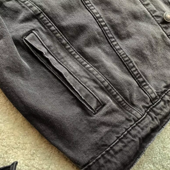 Veste en Denim Decorée - vue 6