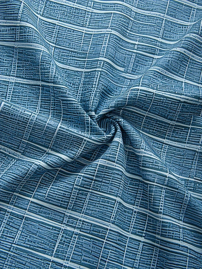 Chemise Homme Manches Courtes Carreaux Décontractée