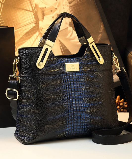 Grand sac fourre-tout personnalisable en cuir artificiel coloré - EasyApparels