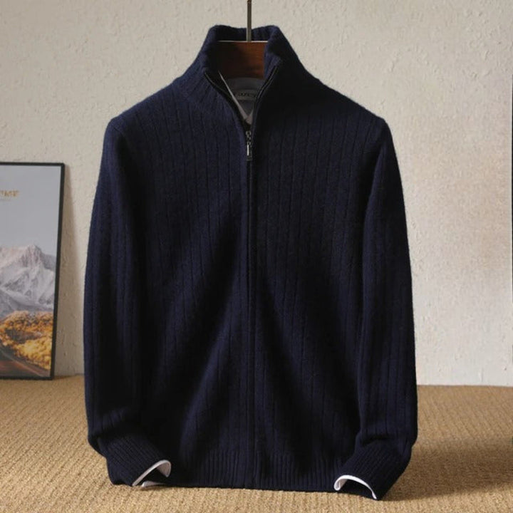 Pull Cachemire Hiver Chaud avec Fermeture Éclair - vue 4