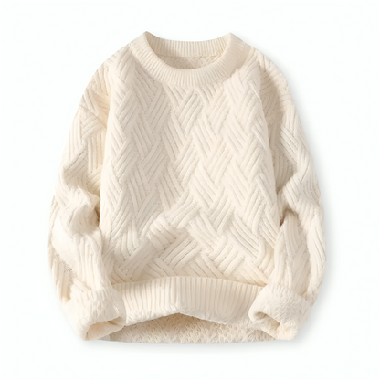 Pull en Mélange de Laine Chaud et Élégant