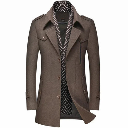 Manteau Hiver Homme Élégant et Confortable