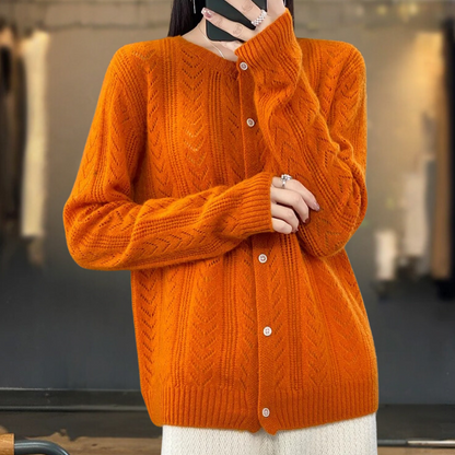 Cardigan Femme Tricoté Chic et Élégant