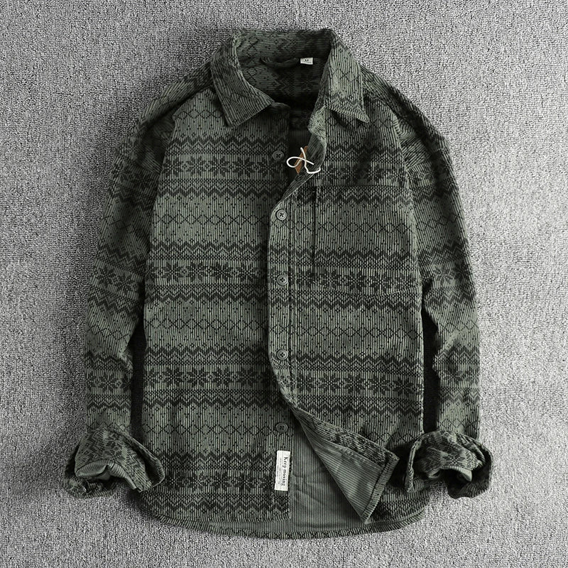 Chemise Homme Décontractée Style Vintage
