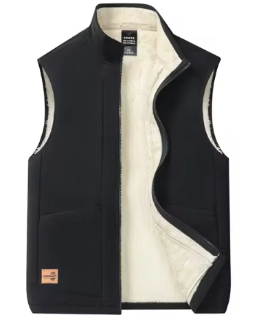 Gilet d'Hiver Homme Doublure Chaude et Légère