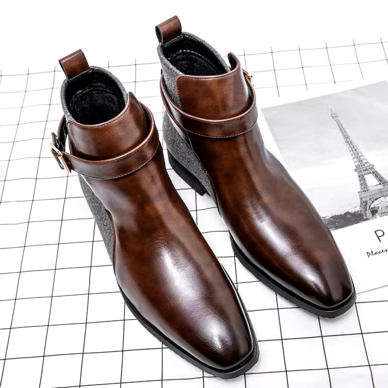 Bottines en Cuir pour Homme de Qualité