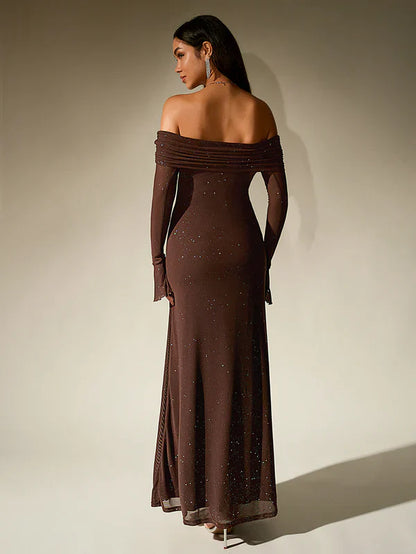 Robe Élégante Paillettes Glamour