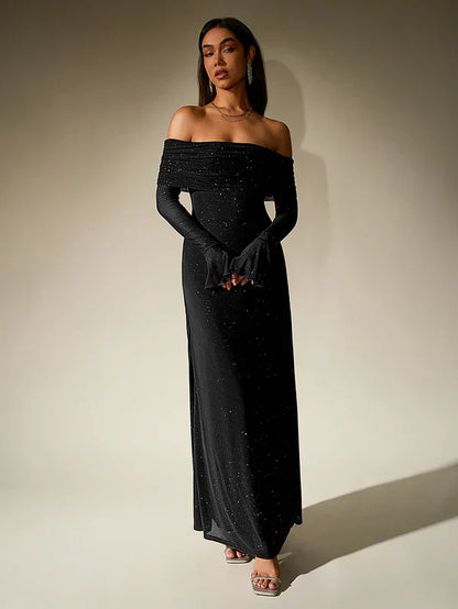 Robe Élégante Paillettes Glamour
