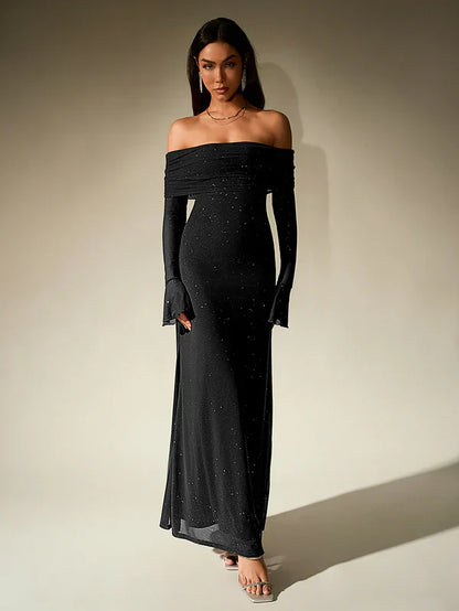 Robe Élégante Paillettes Glamour