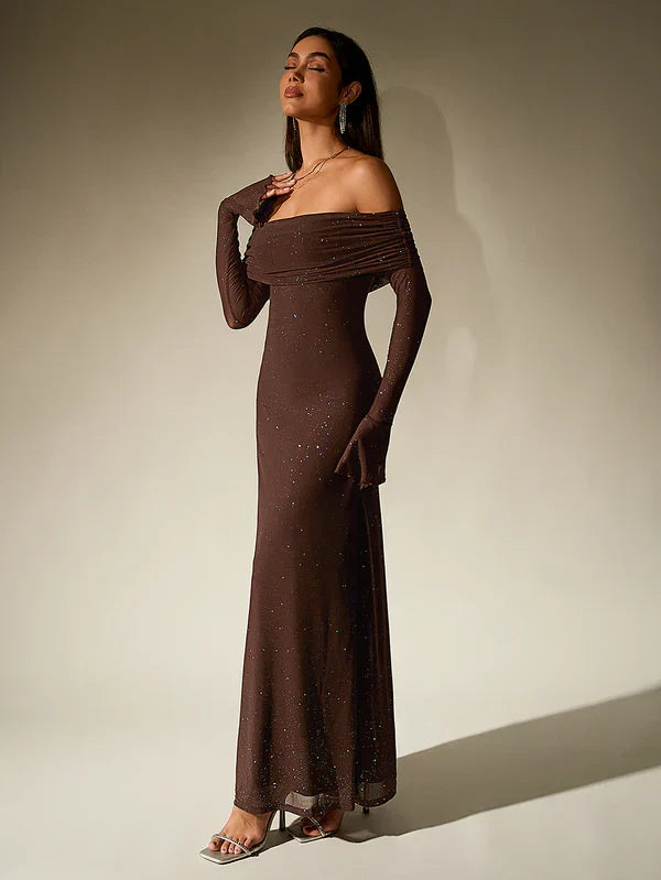 Robe Élégante Paillettes Glamour