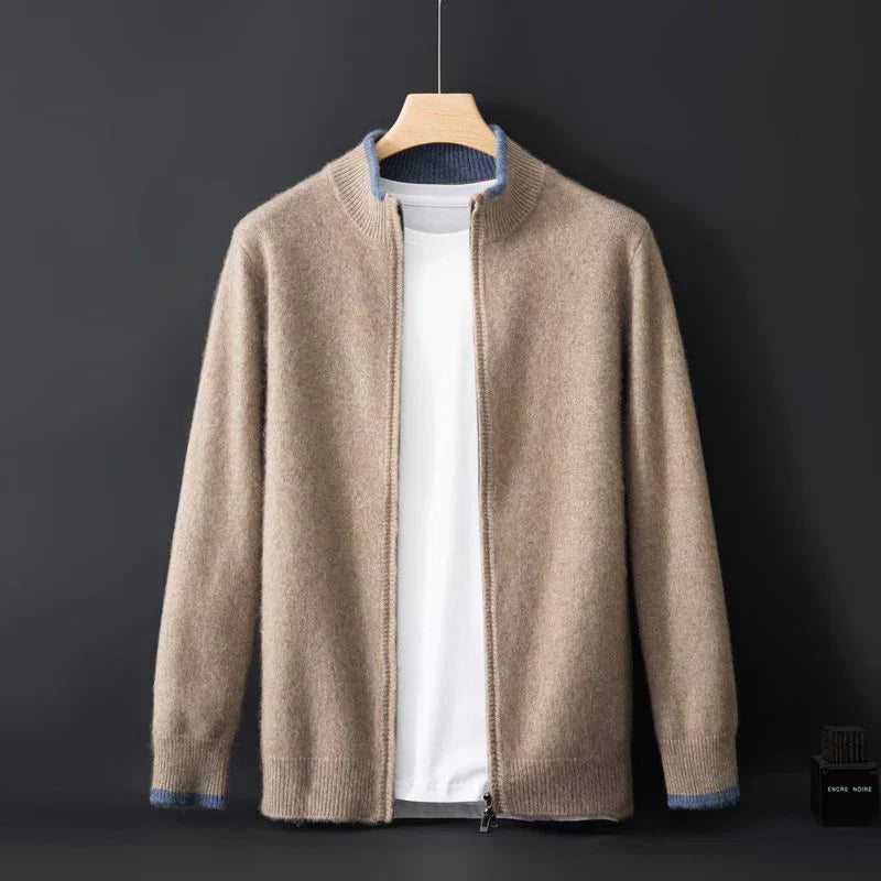 Blouson Homme Cashmere Élégant et Chaud