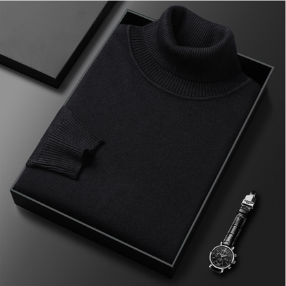 Pull Homme Col Roulé Décontracté Printemps