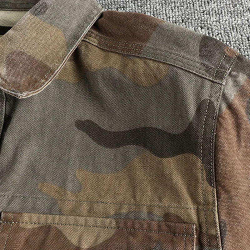 Chemise Cargo Homme Militaire Coton
