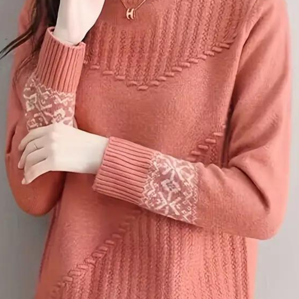 ASYA - Pull Col Roulé pour Femme
