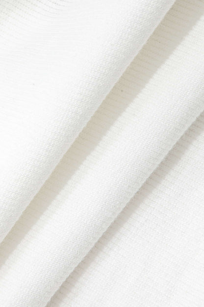 Top Femme Blanc à Lacets et Rivets Décolleté