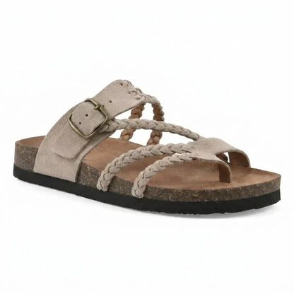Sandales Femme Brides Tressées Orthopédiques Style Bohème