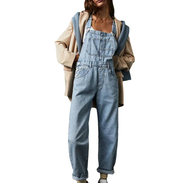 Salopette Jean Femme Slim Élégante