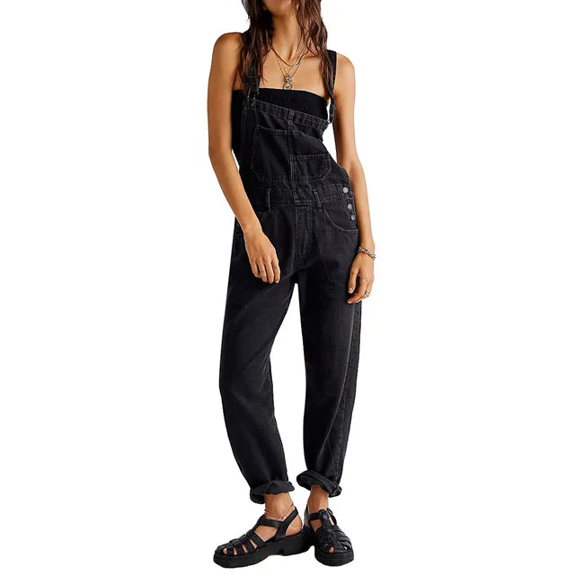 Salopette Jean Femme Slim Élégante