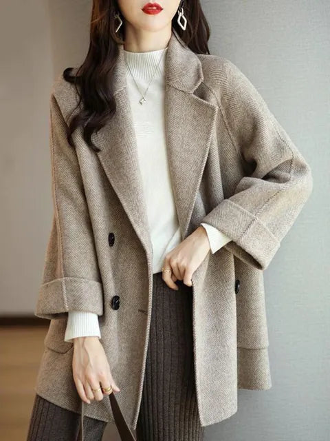 Manteau Femme Hiver Chic avec Capuchon et Fermeture Éclair