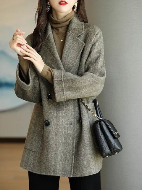 Manteau Femme Hiver Chic avec Capuchon et Fermeture Éclair - PanierRoyale