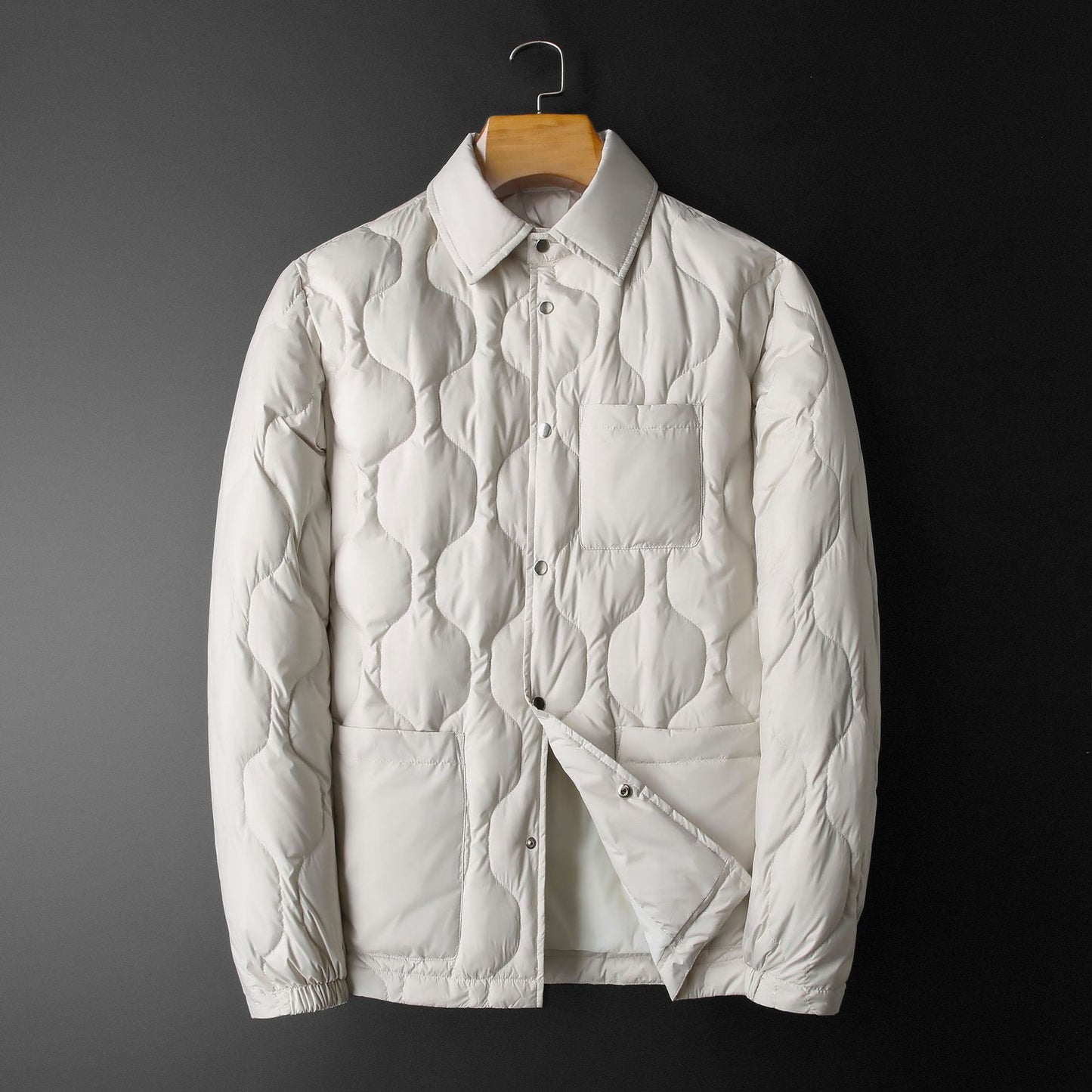 Manteau Homme Hiver Élégant à Capuchon - PanierRoyale