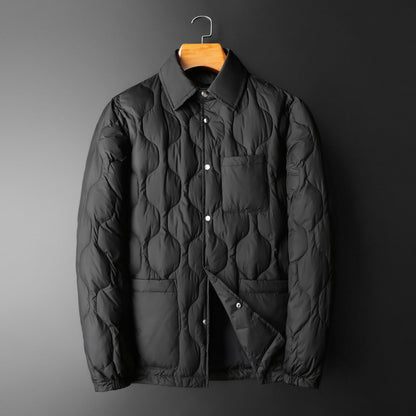 Manteau Homme Hiver Élégant à Capuchon