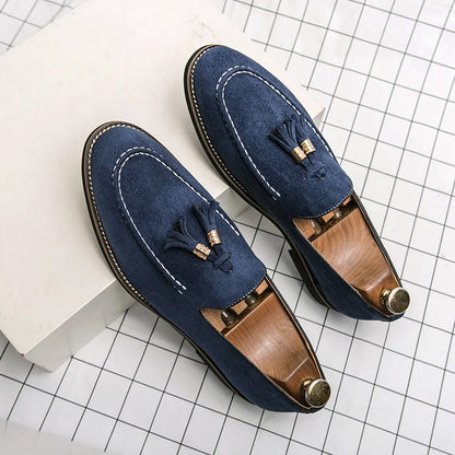 Mocassins Mariage Homme Brodés Élégants - PanierRoyale