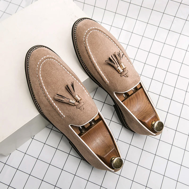 Mocassins Mariage Homme Brodés Élégants