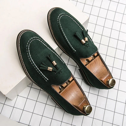 Mocassins Mariage Homme Brodés Élégants